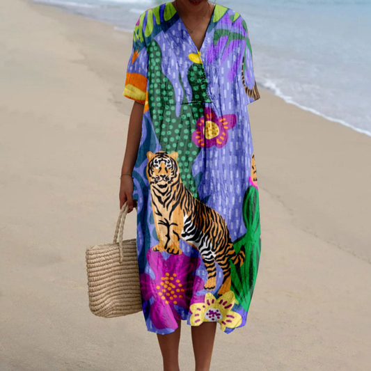 Mara™ | Animal Print Dress