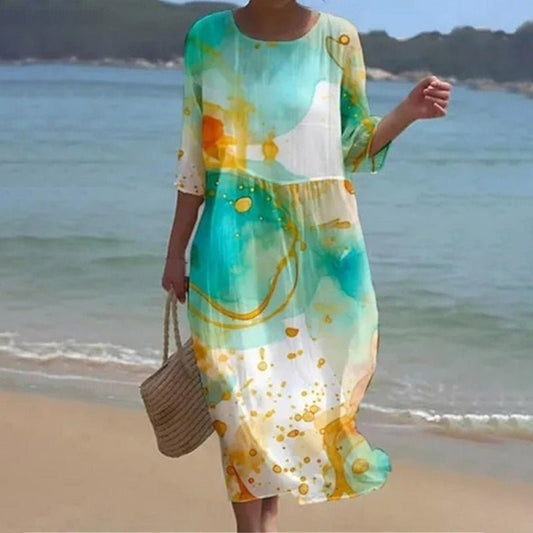 Roselind™ | Sunset Floral Dress