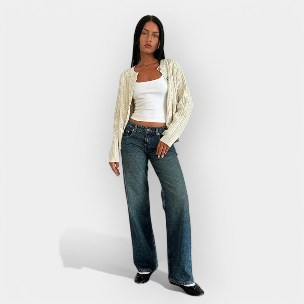 Low-Waist Denim