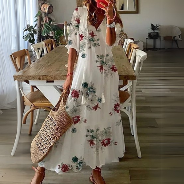 Paisley™ Chic Boho Midi Dress