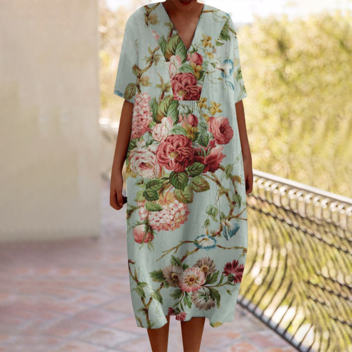 Elyndra™ | Floral Dress