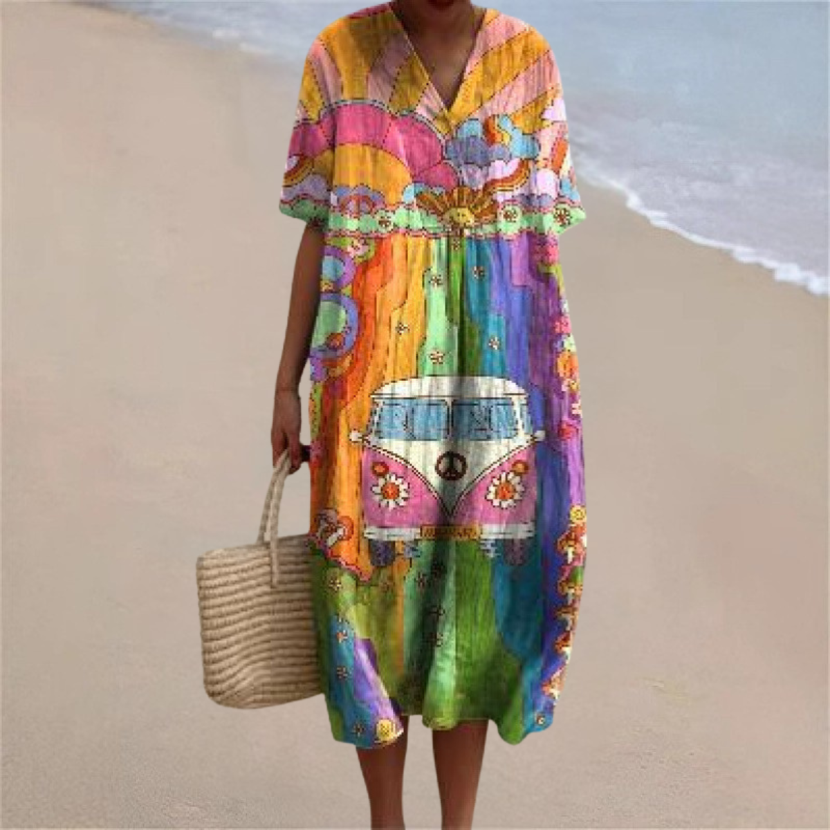 Marley™ | Retro Rainbow Dress