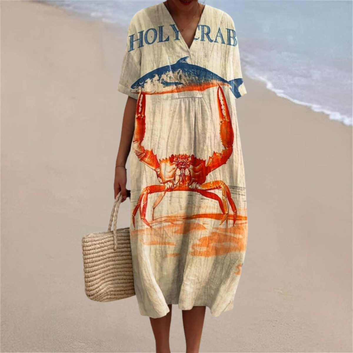 Marilise™ | Coastal Crab & Tuna Dress