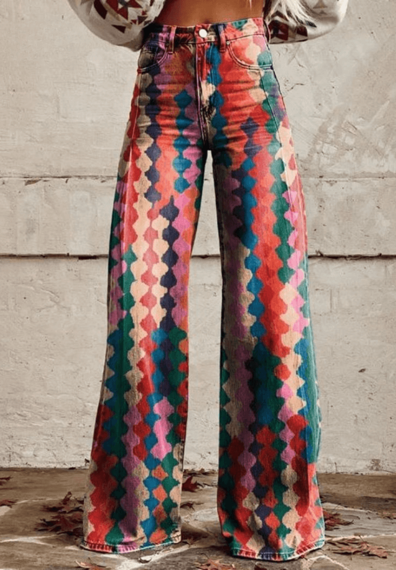 Flared vintage jeans