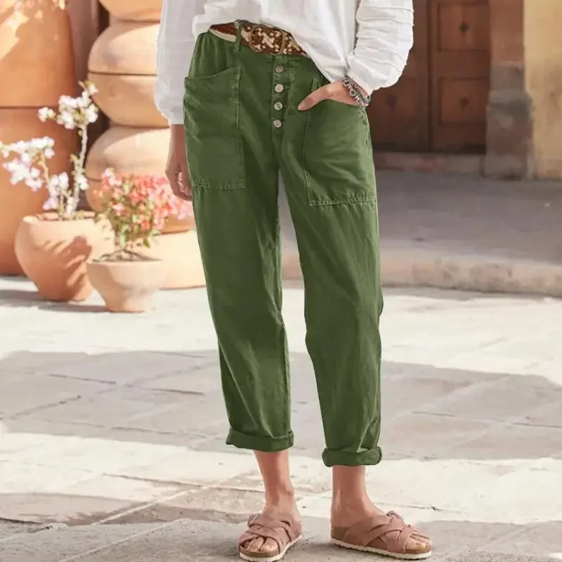 Relaxed fit pants