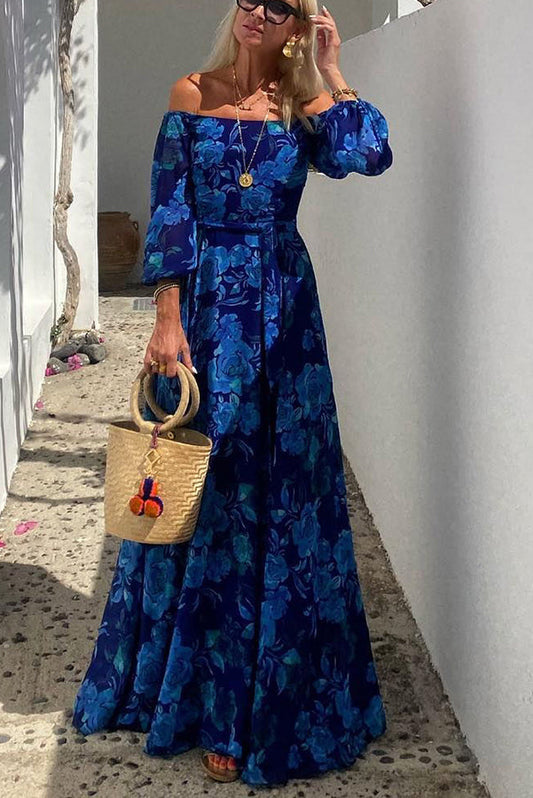 Calista™ Floral Off-Shoulder Maxi Dress