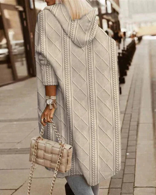 Jelone™ Extended Length Hooded Cardigan