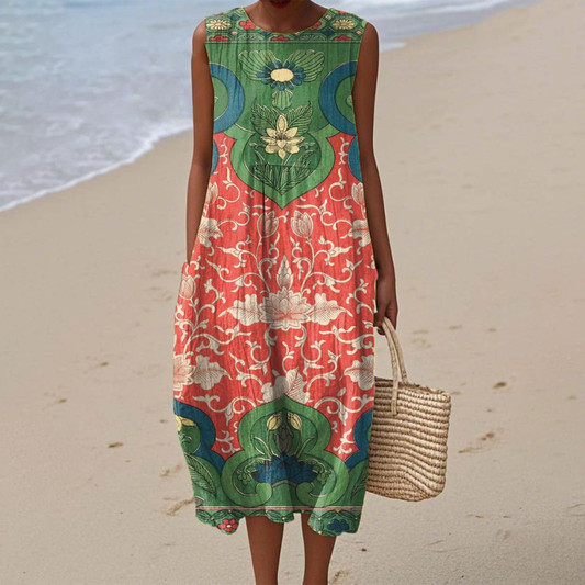 Leilani™ | Artistic Sleeveless Dress