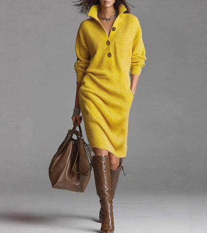 Maud™ | Elegant knitted dress
