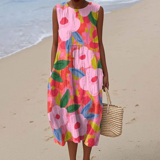 Lani™ | Vibrant Floral Dress