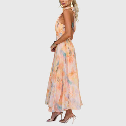 Clara | Halter Maxi Dress