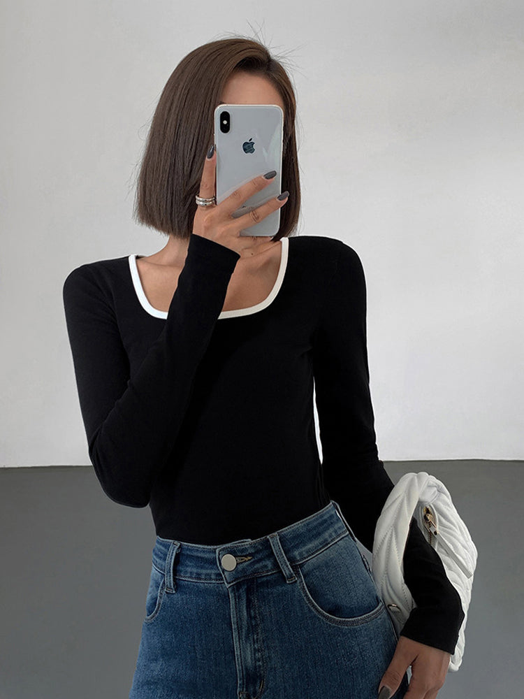 Seren French Long Sleeve Flow Top