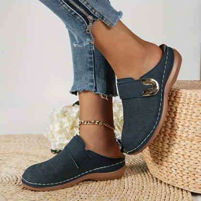 Caprielle™ | Chic Supportive Wedge Sandals