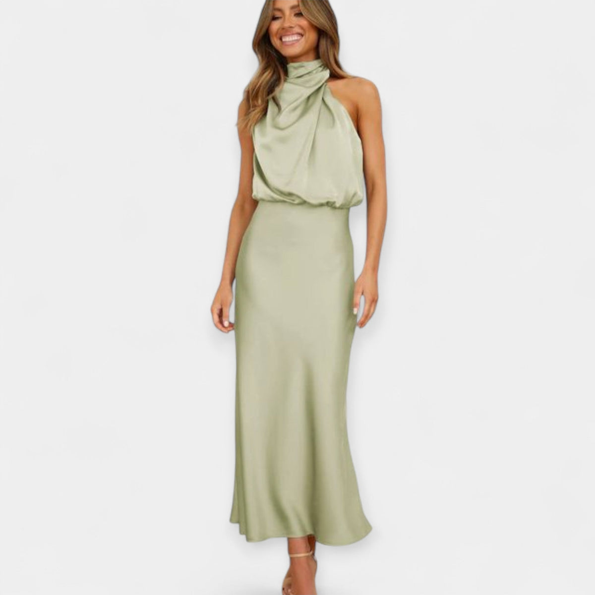Off-Shoulder Maxi Dress