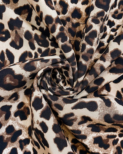 Leonie - Reversible Hooded Coat with Leopard Print