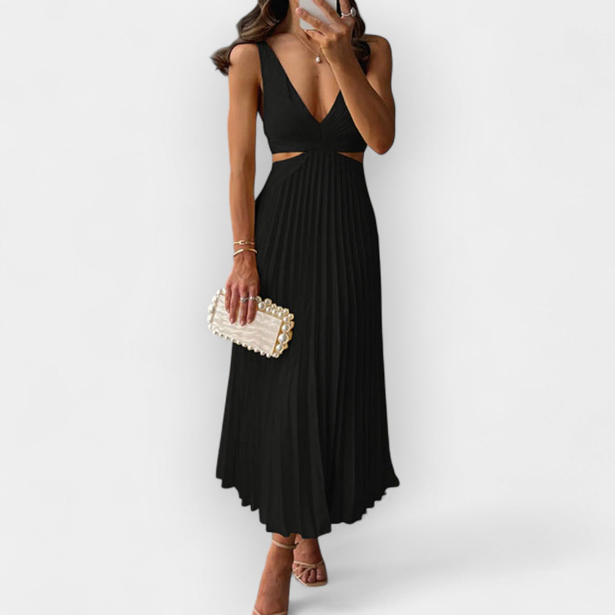 Midi Satin Dress