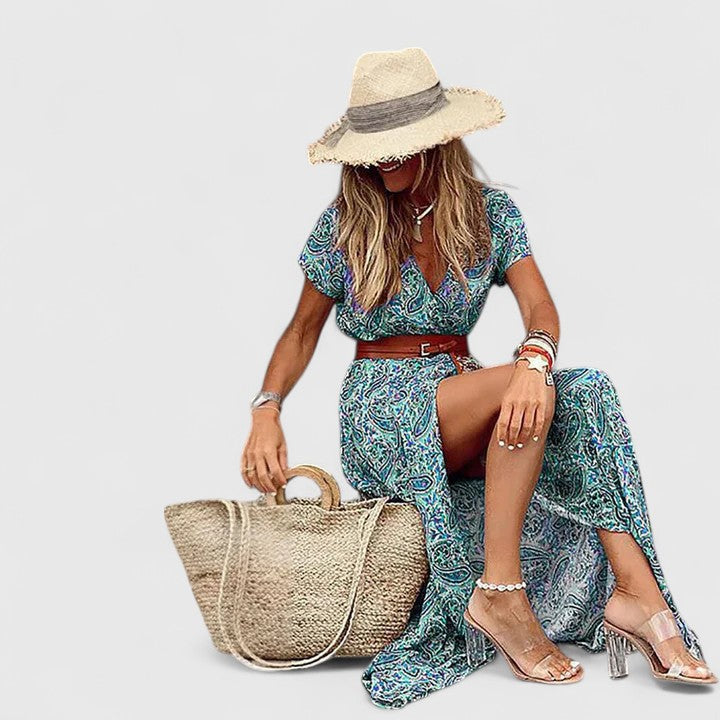 Clara | Stylish Boho Maxi Dress